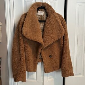 We The Free Brown Sherpa Jacket